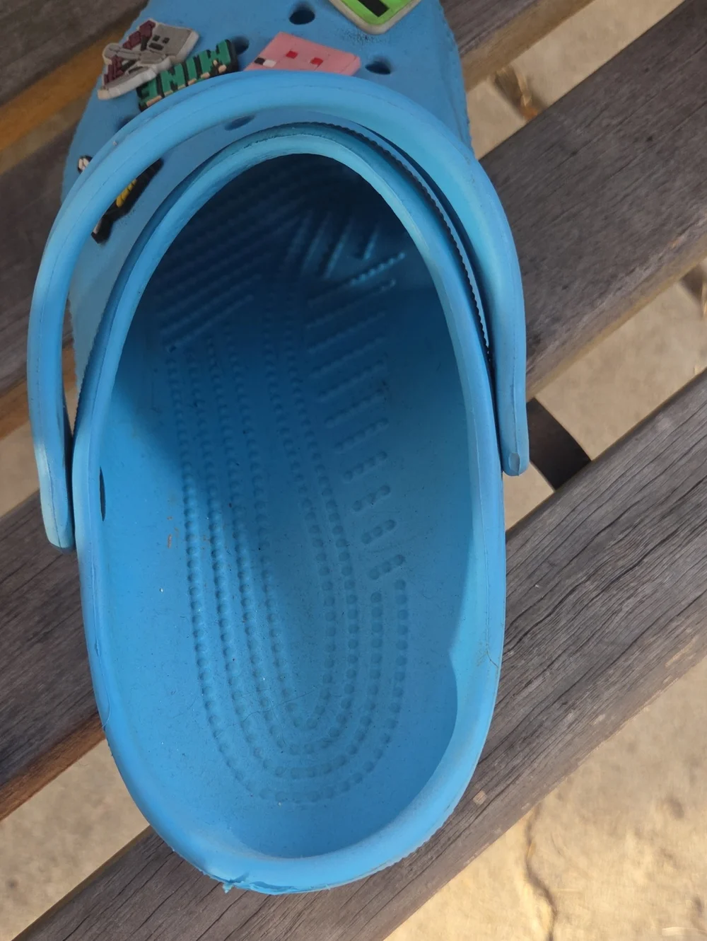CROCS used blue